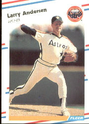 1988 Fleer Baseball Cards      438     Larry Andersen